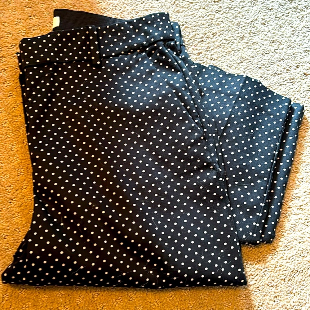 EUC polka dot pants